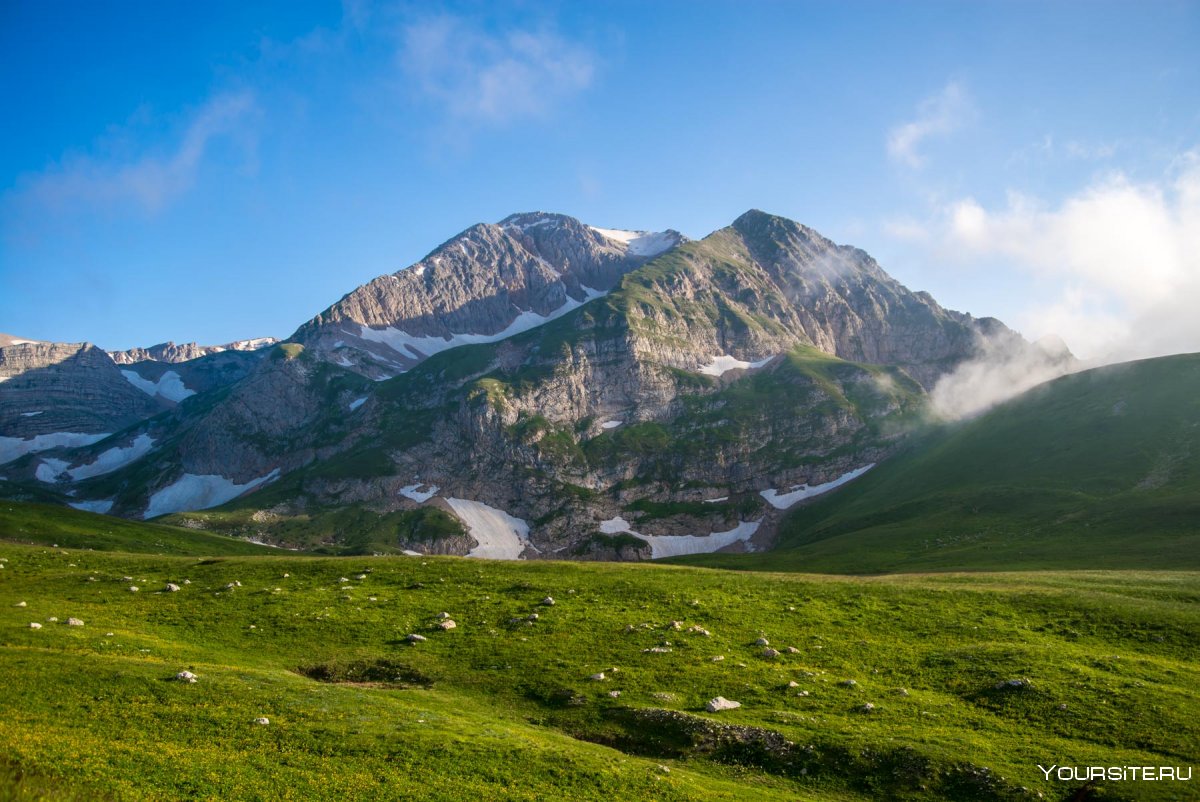 Лагонаки Краснодарский край склон