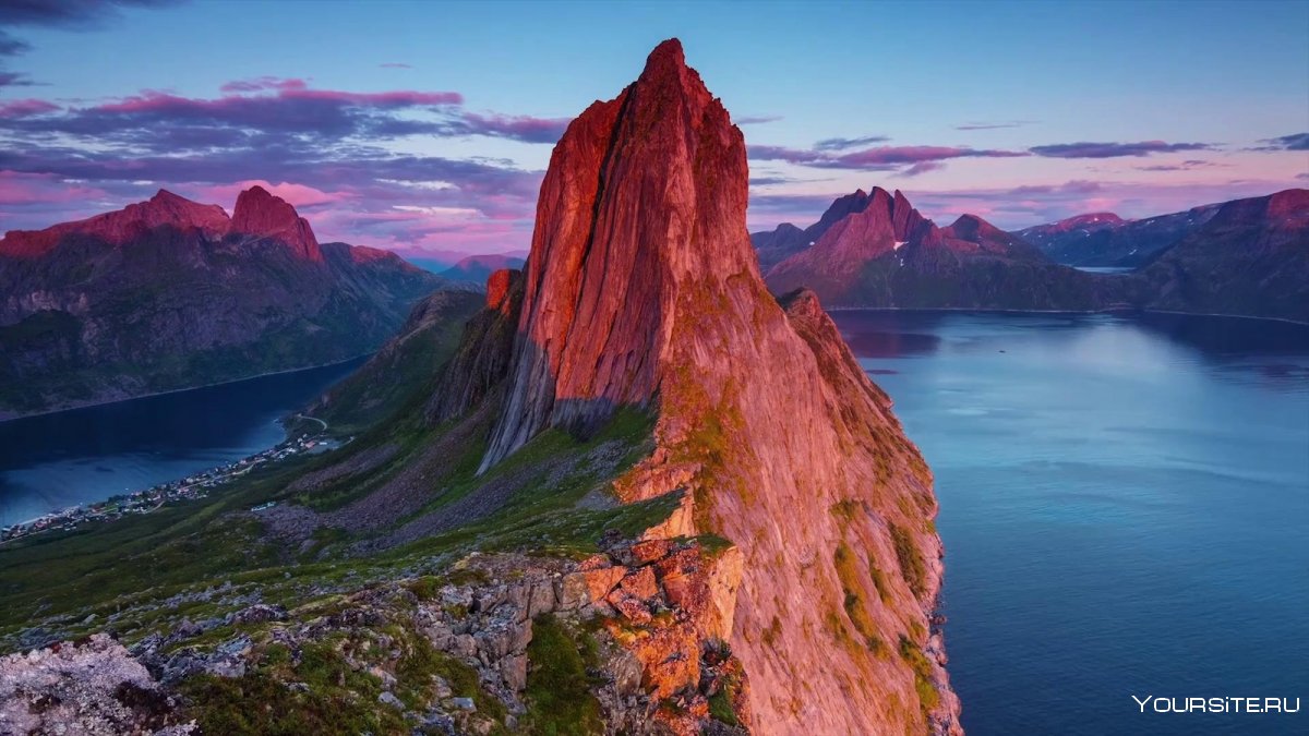 Гора Сегла Норвегия обои
