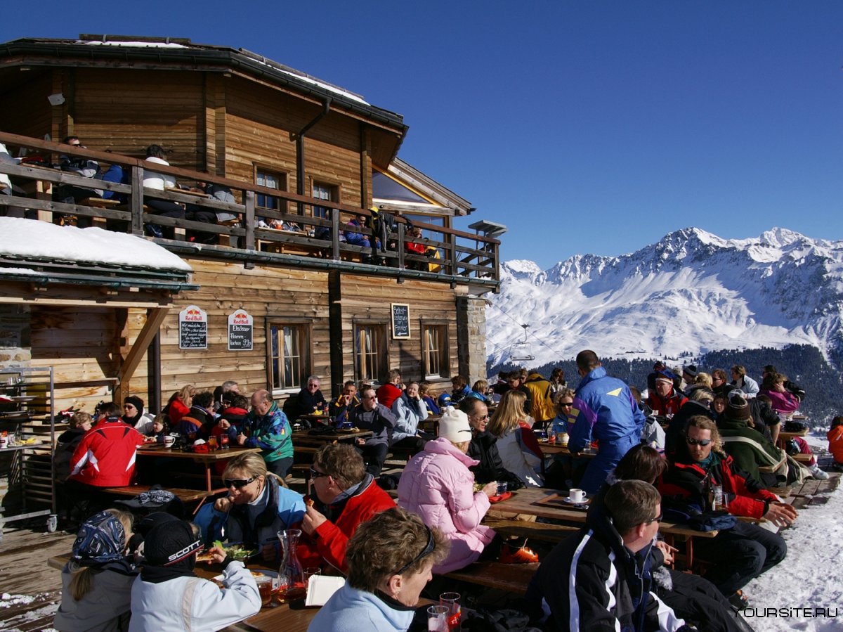 Кафе на Мировых горнолыжных курортах