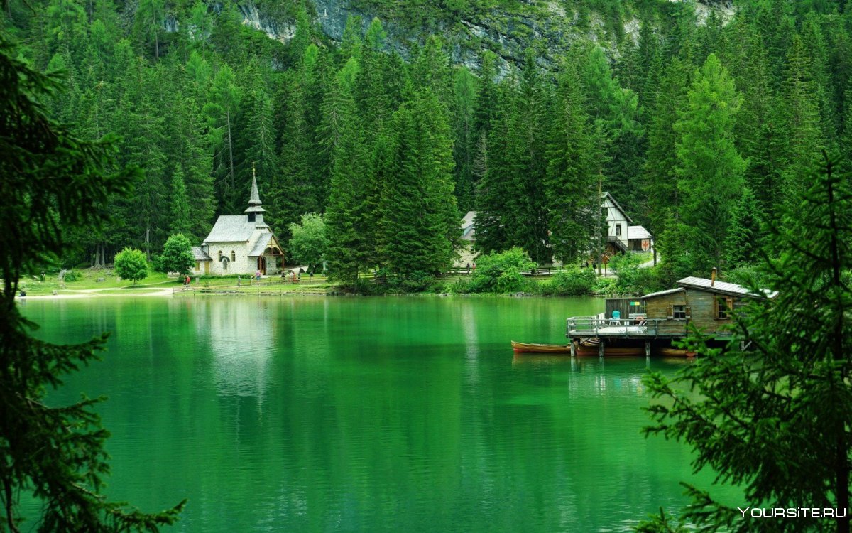 Австрия озеро в горах