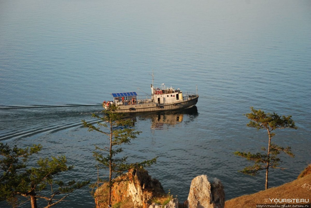 Пирс в Хужире с воды