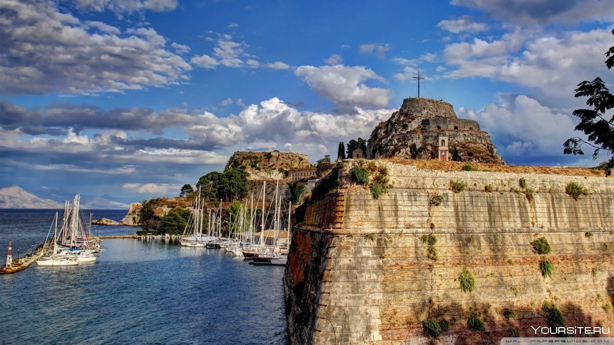 Остров Керкира Греция фото