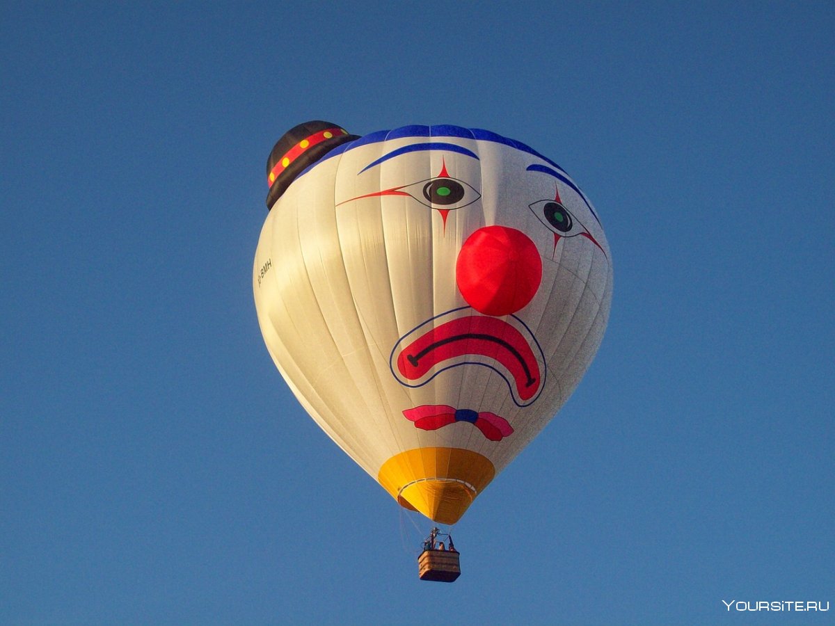 Воздушные шары на которых летают люди