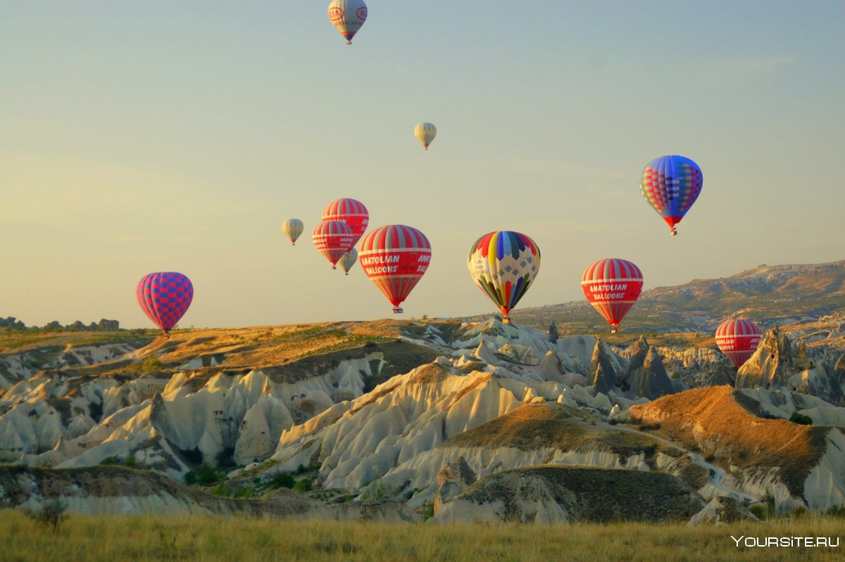 Турция Каппадокия воздушные шары фестиваль