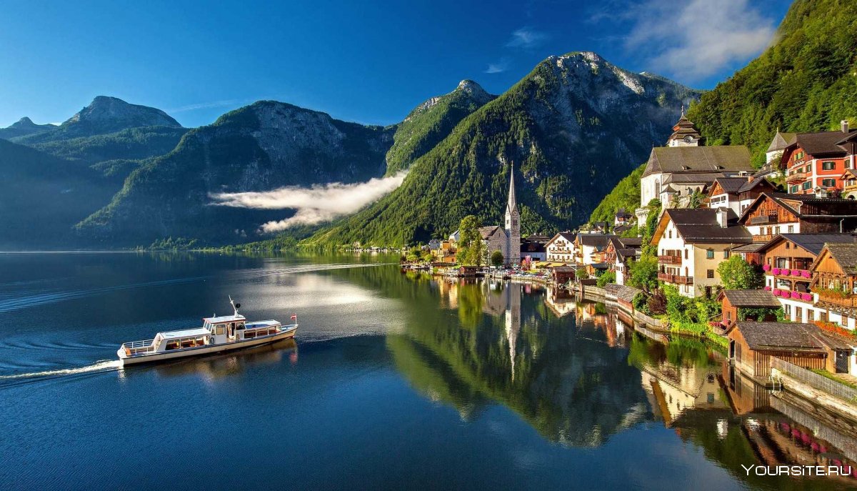 Швиц Швейцария лето озеро