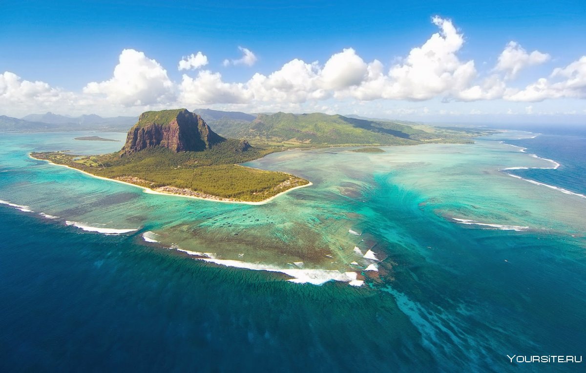 Остров Маврикий впадина