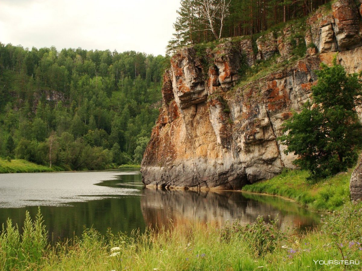 Река Юрюзань в Башкирии