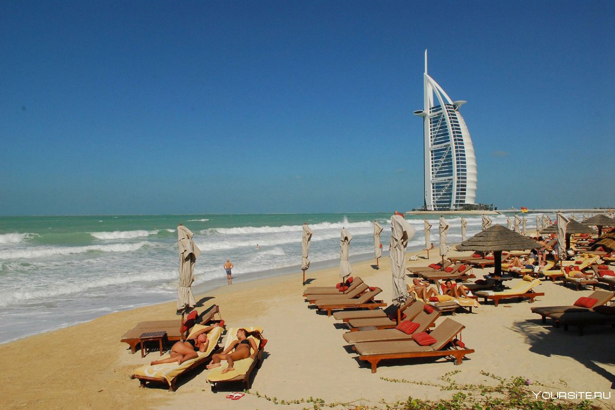 Marina Beach пляж Дубай 2020