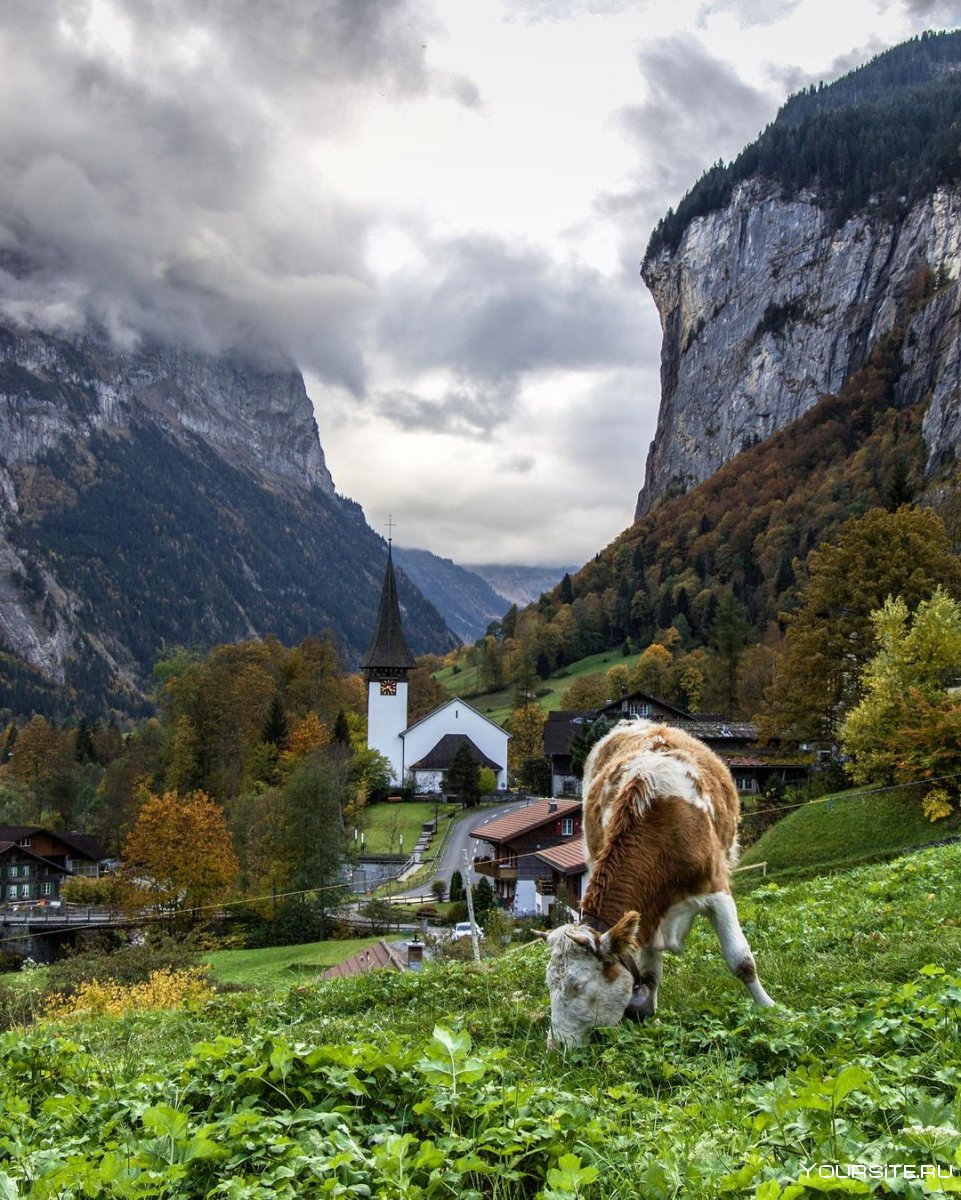 Долина в Тироле Австрия