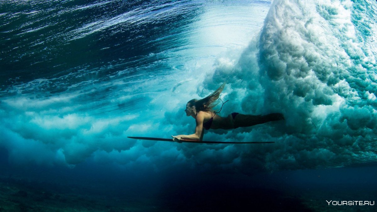 Серфинг под водой