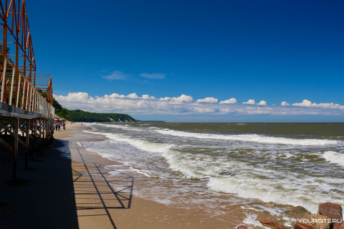 Балтийское море пляж Светлогорск