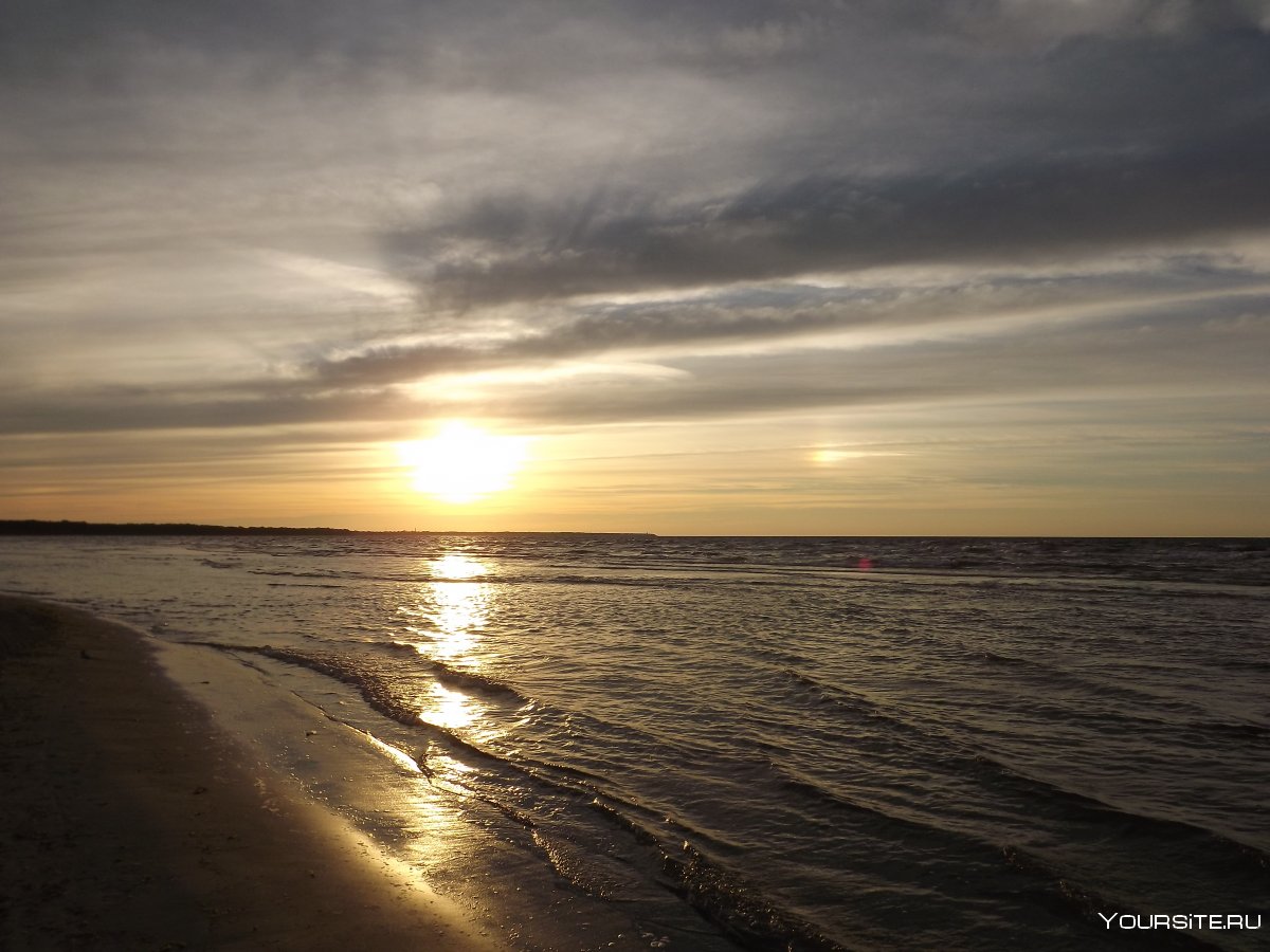 Балтийское море Юрмала солнце