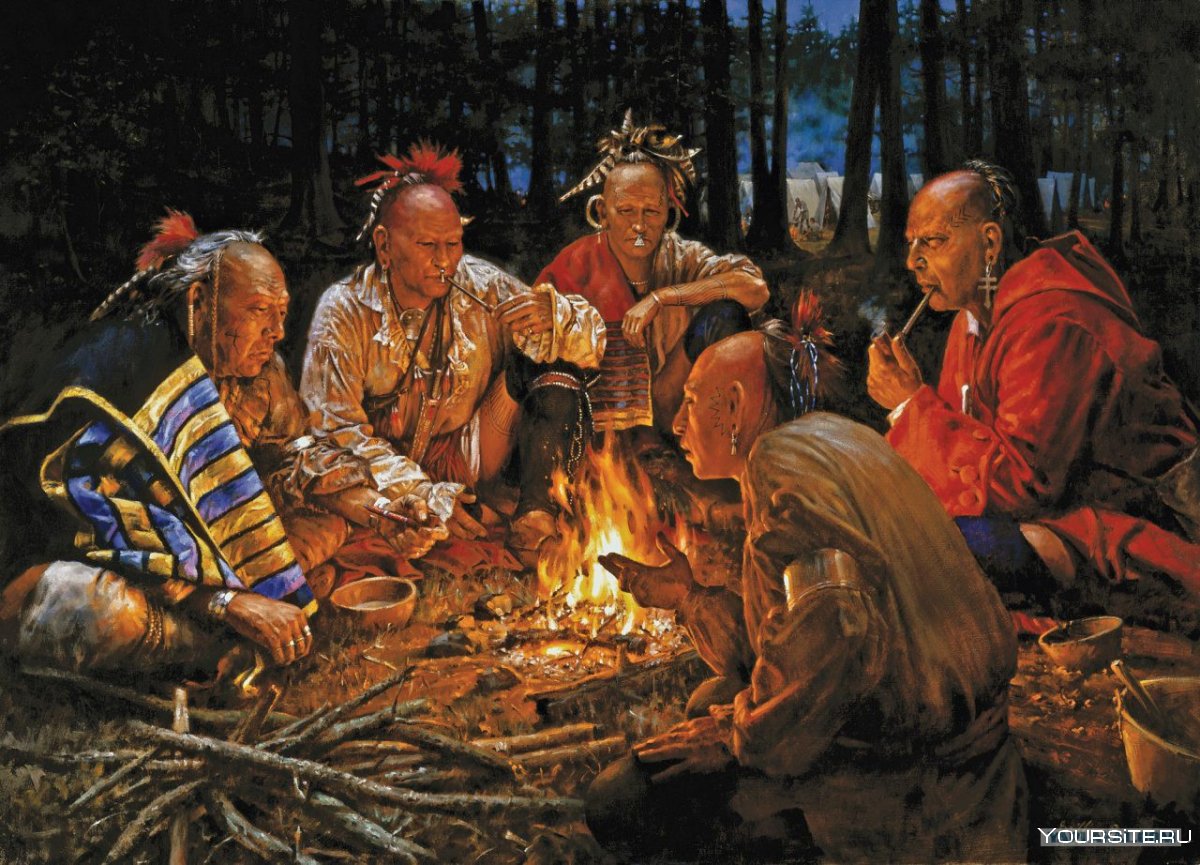 Индейцы Северной Америки совет старейшин