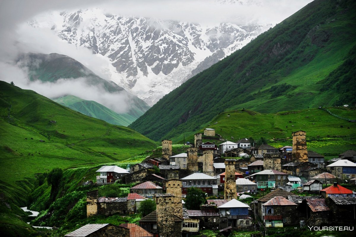 Село Адиши Сванетия