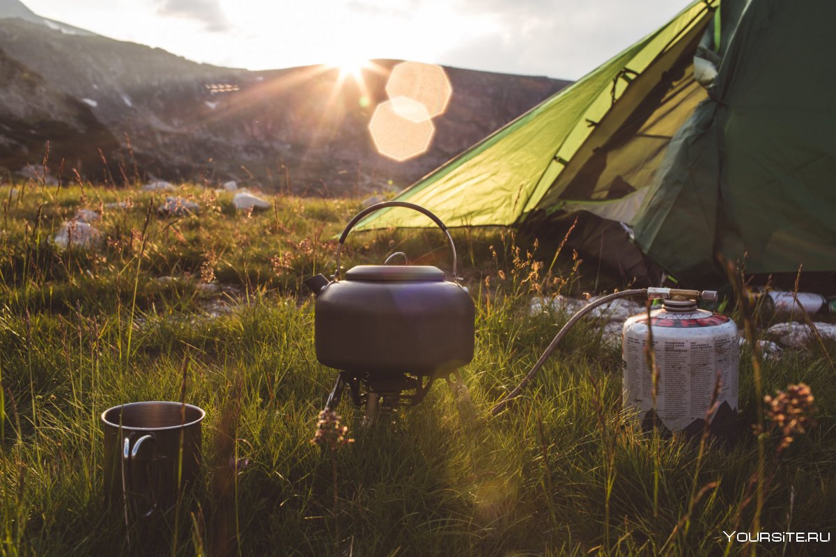 Чай в палатке