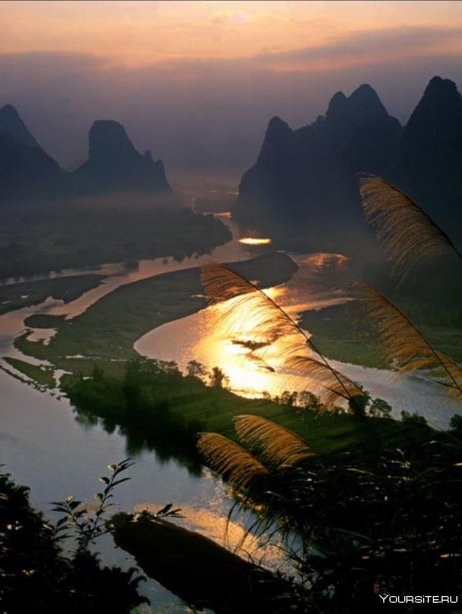 Красочные пейзажи Китая