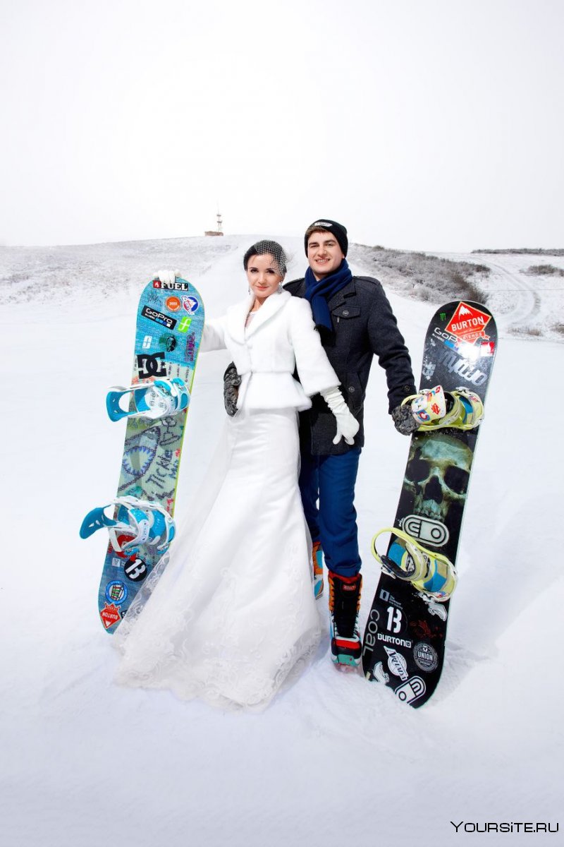 Свадьба на сноуборде