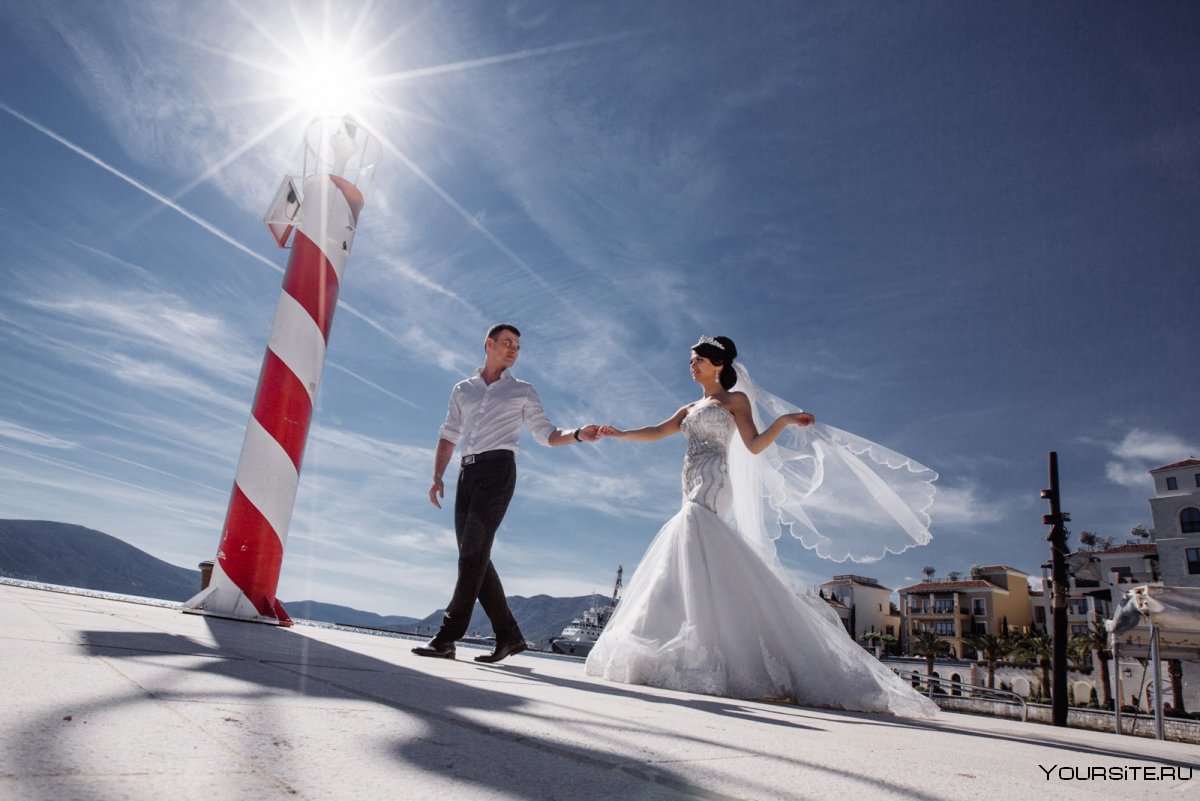 Свадьба на льду залива