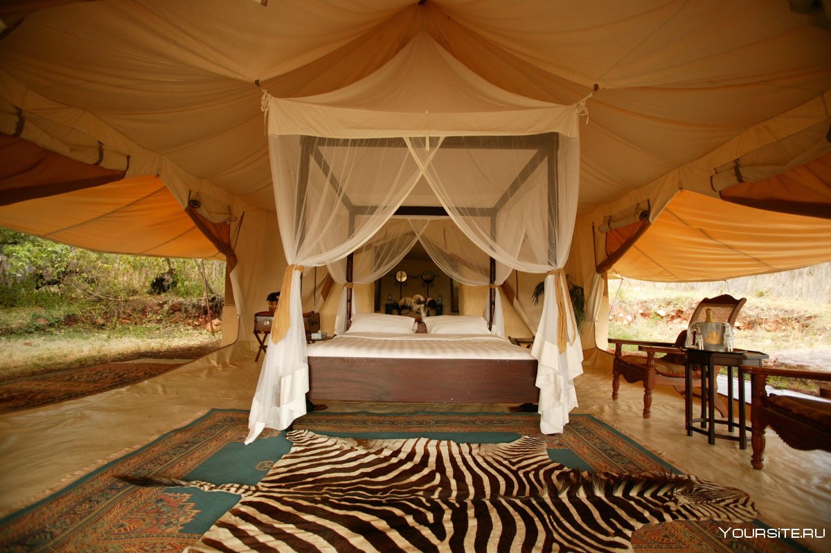 Африканский сафари шатер