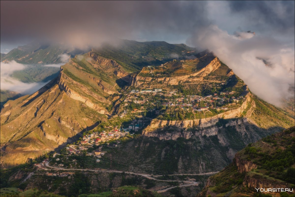 Аул Гуниб в Дагестане