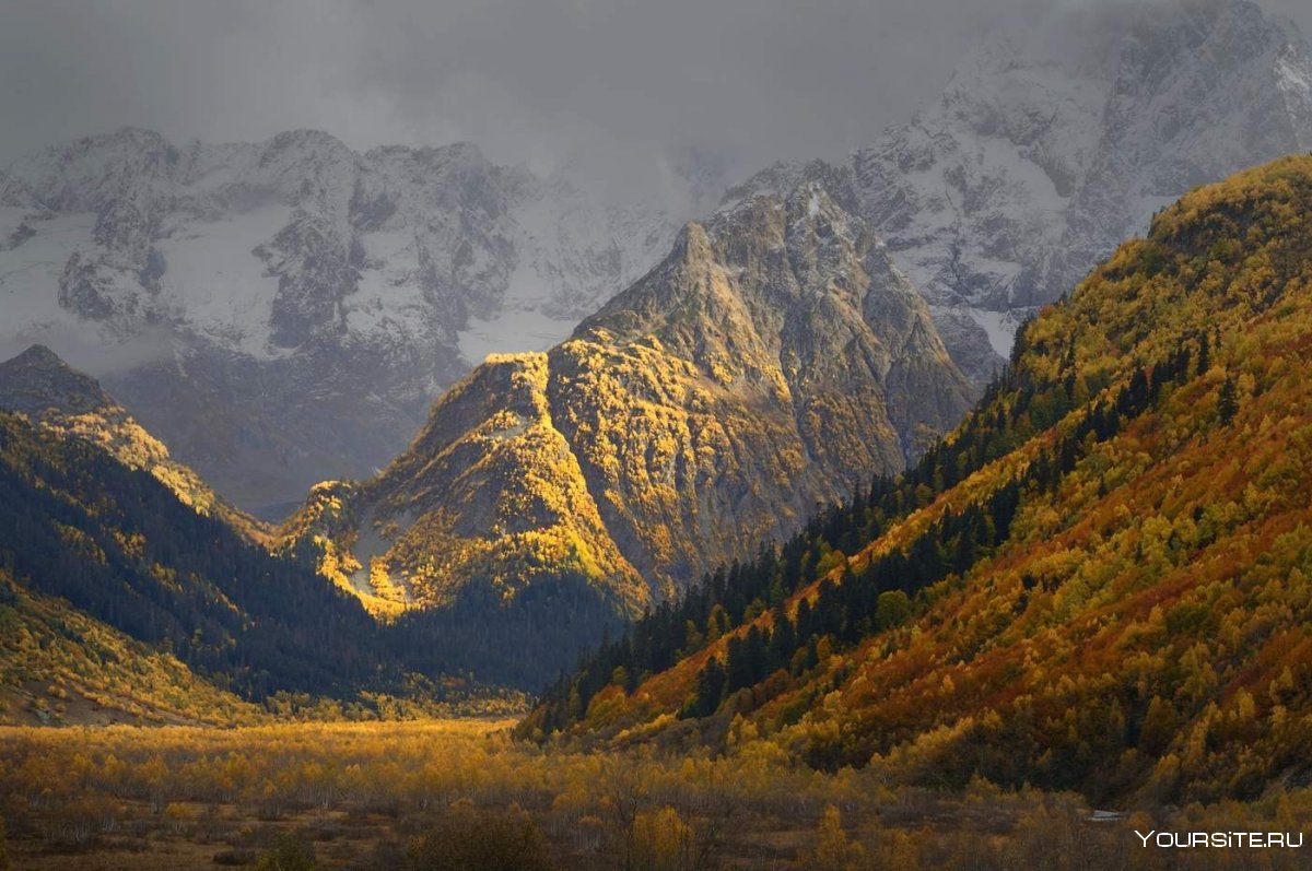 Осень в горах Краснодарского края