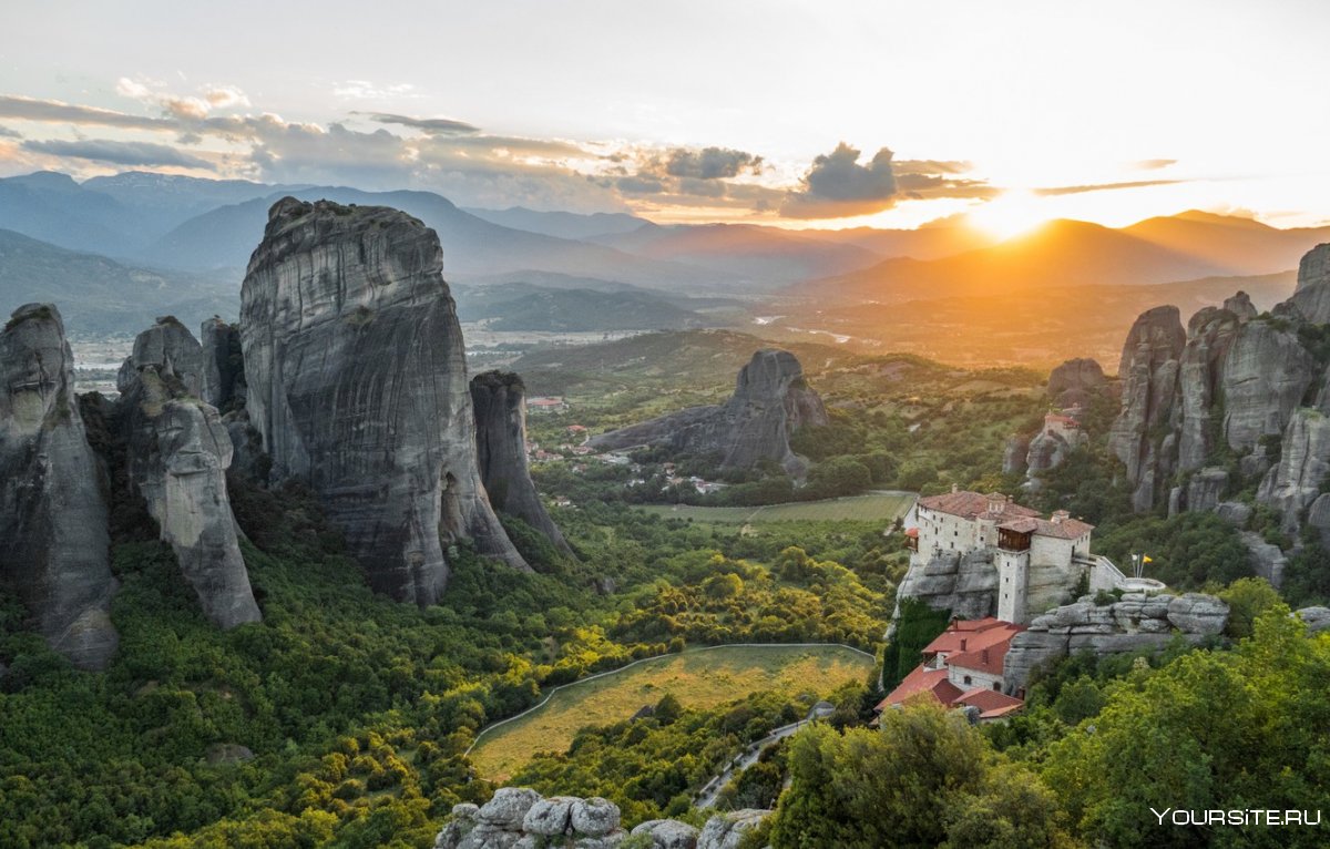 Горы Метеоры в Греции