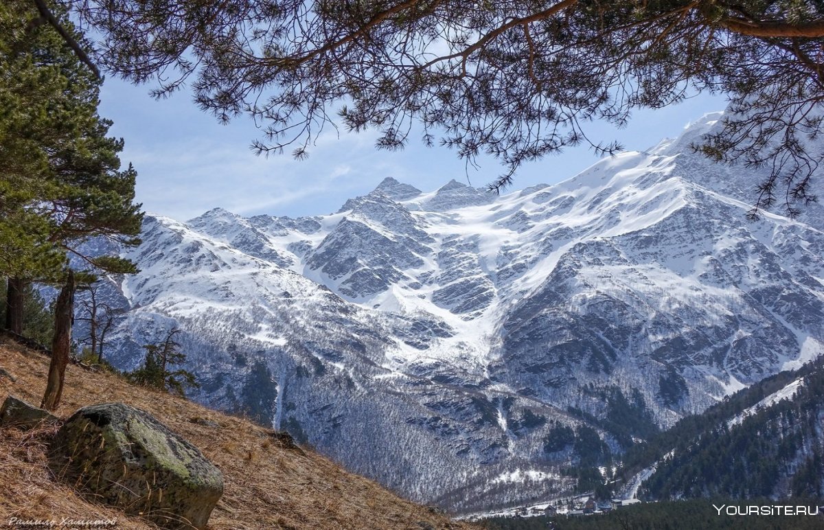 Гора Чегет Приэльбрусье зима