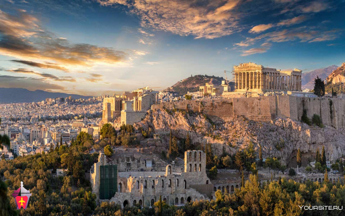 Исторические памятники древней Греции Афинский Акрополь