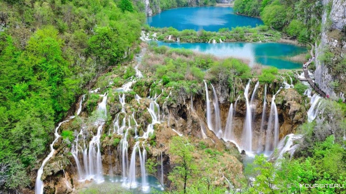 Каскад озер Хорватия