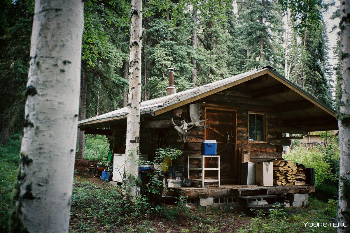 Деревянный дом Аляска