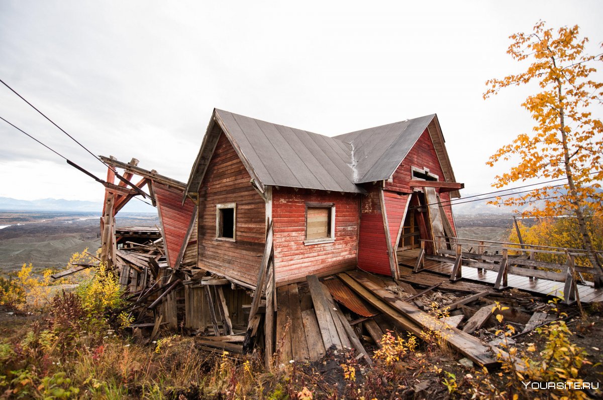 Заброшенный дом Аляска