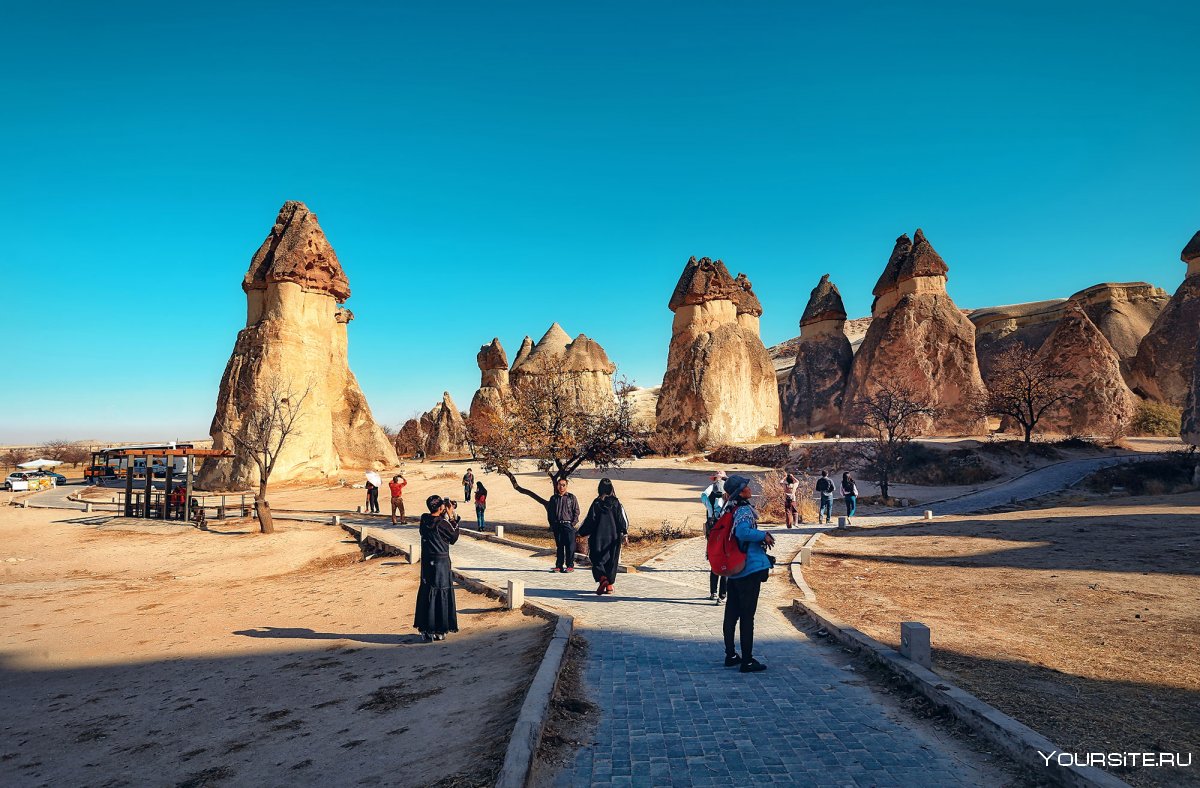 Каппадокия Турция фото туристов