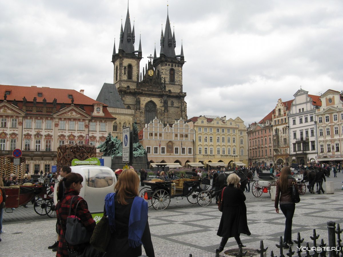 Староместская площадь Прага замок
