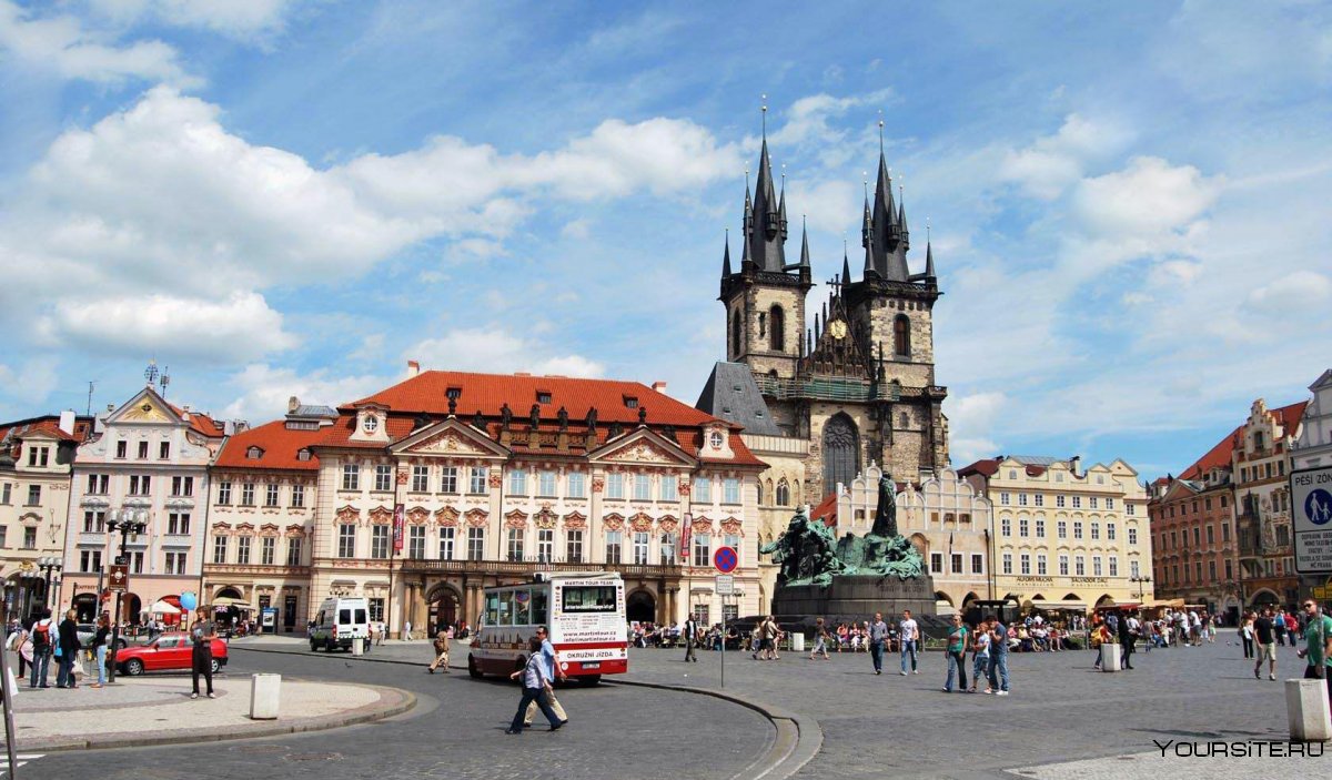 Староместская площадь Прага Чехия