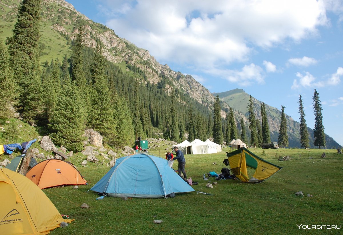 Кемпинг тур в горах Кыргызстана