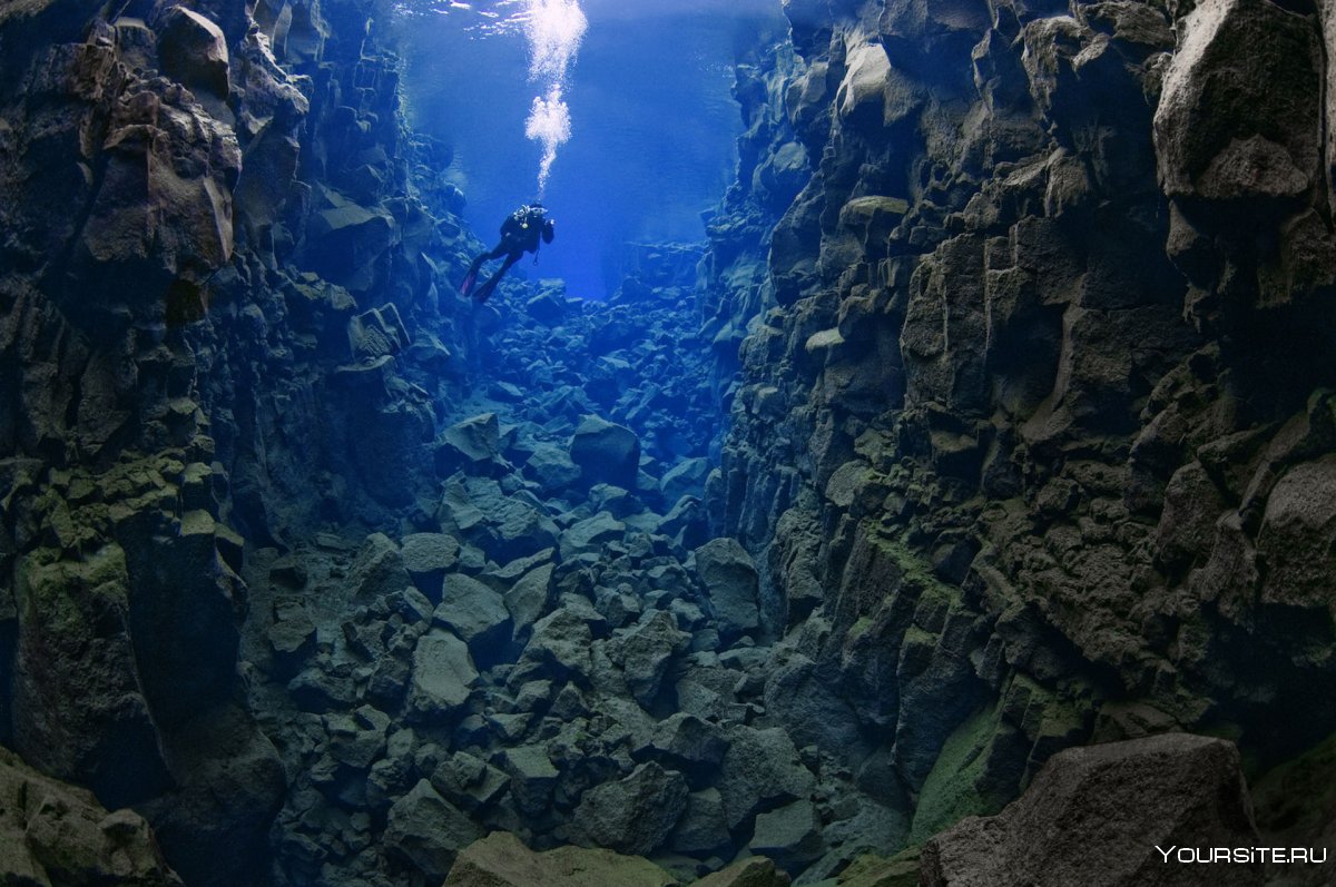 Ущелье Силфра, Исландия дайвинг