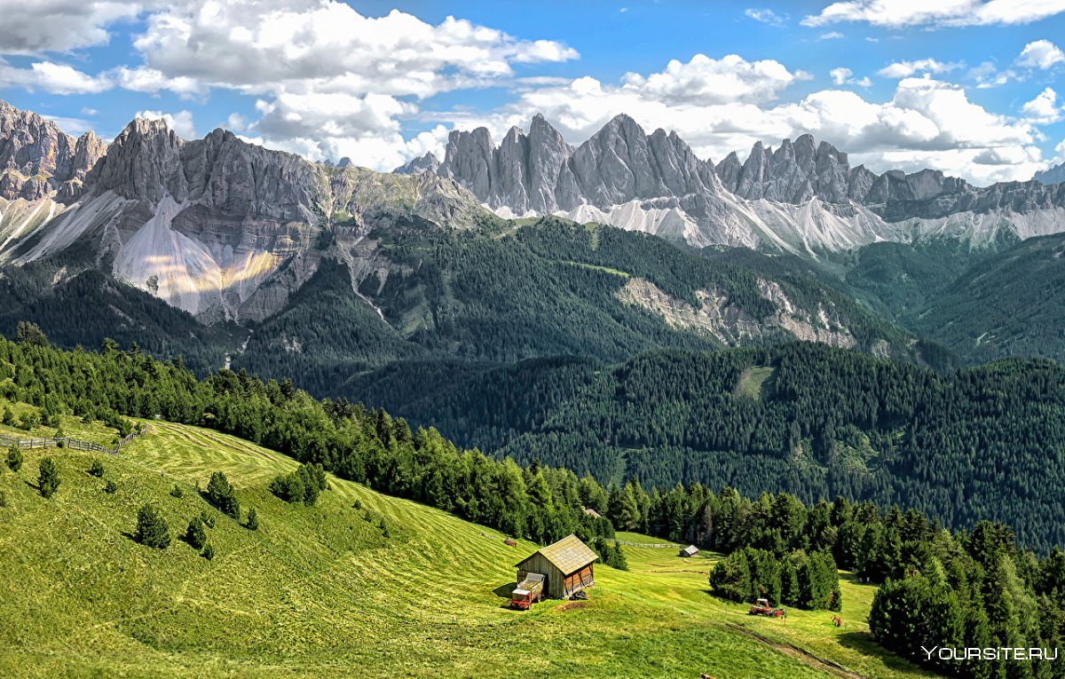 Альпийские горы в Италии