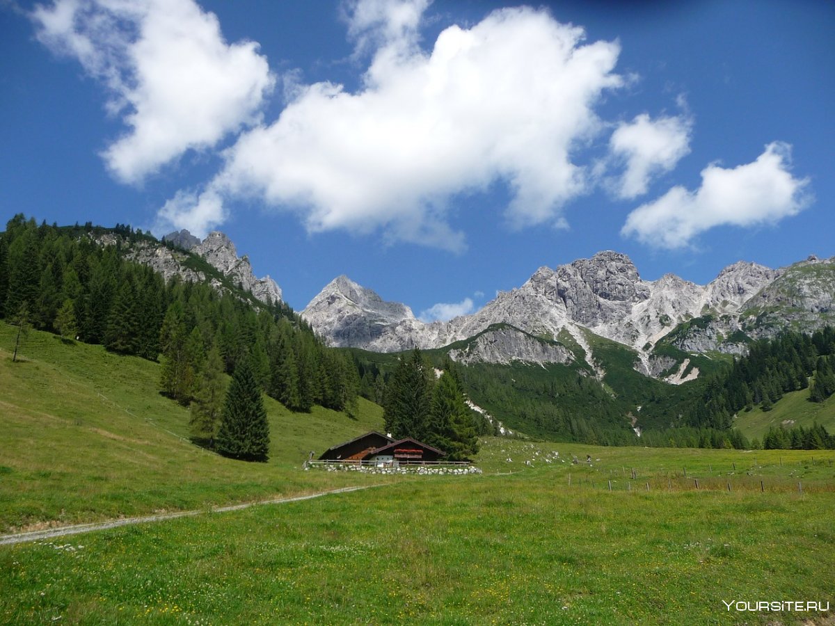 Альпийская сказка гора фото