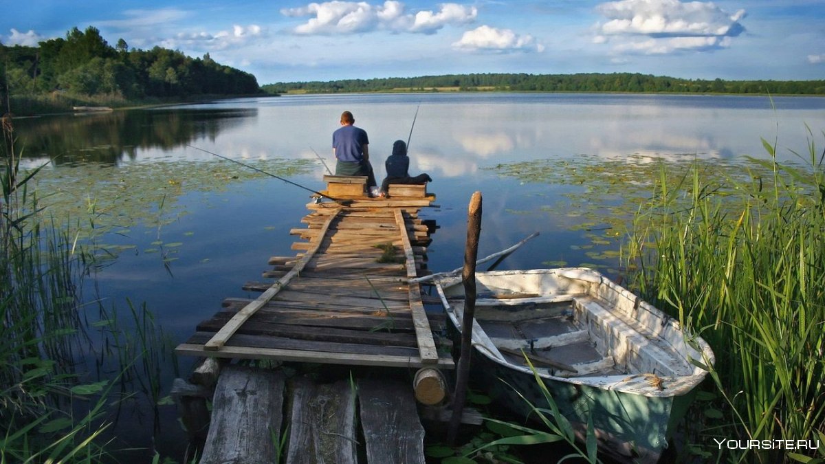 Рыбалка на озере