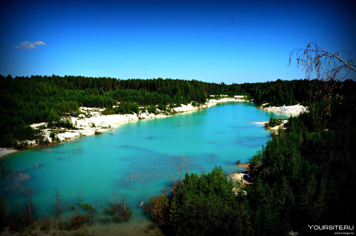 Кыштымское голубое озеро