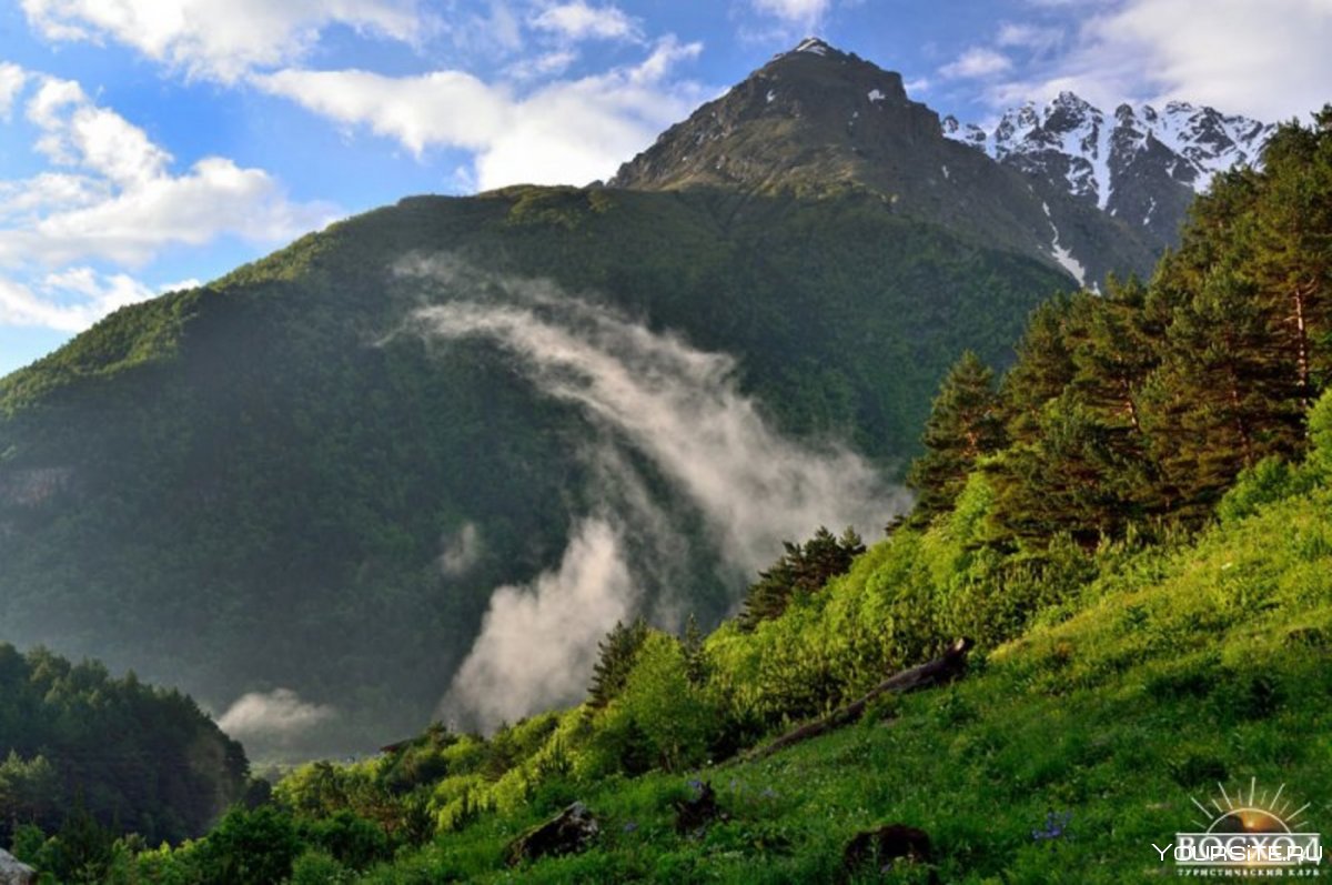 Горы Осетии Дигорское ущелье