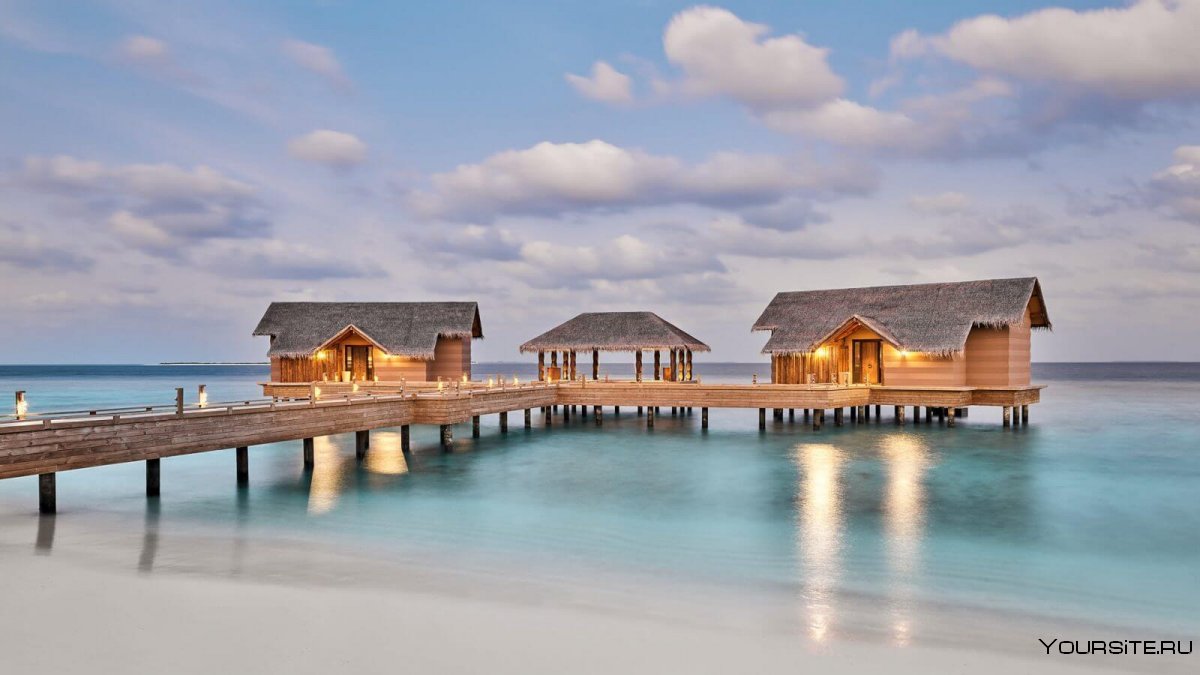 Дом у океана Мальдивы