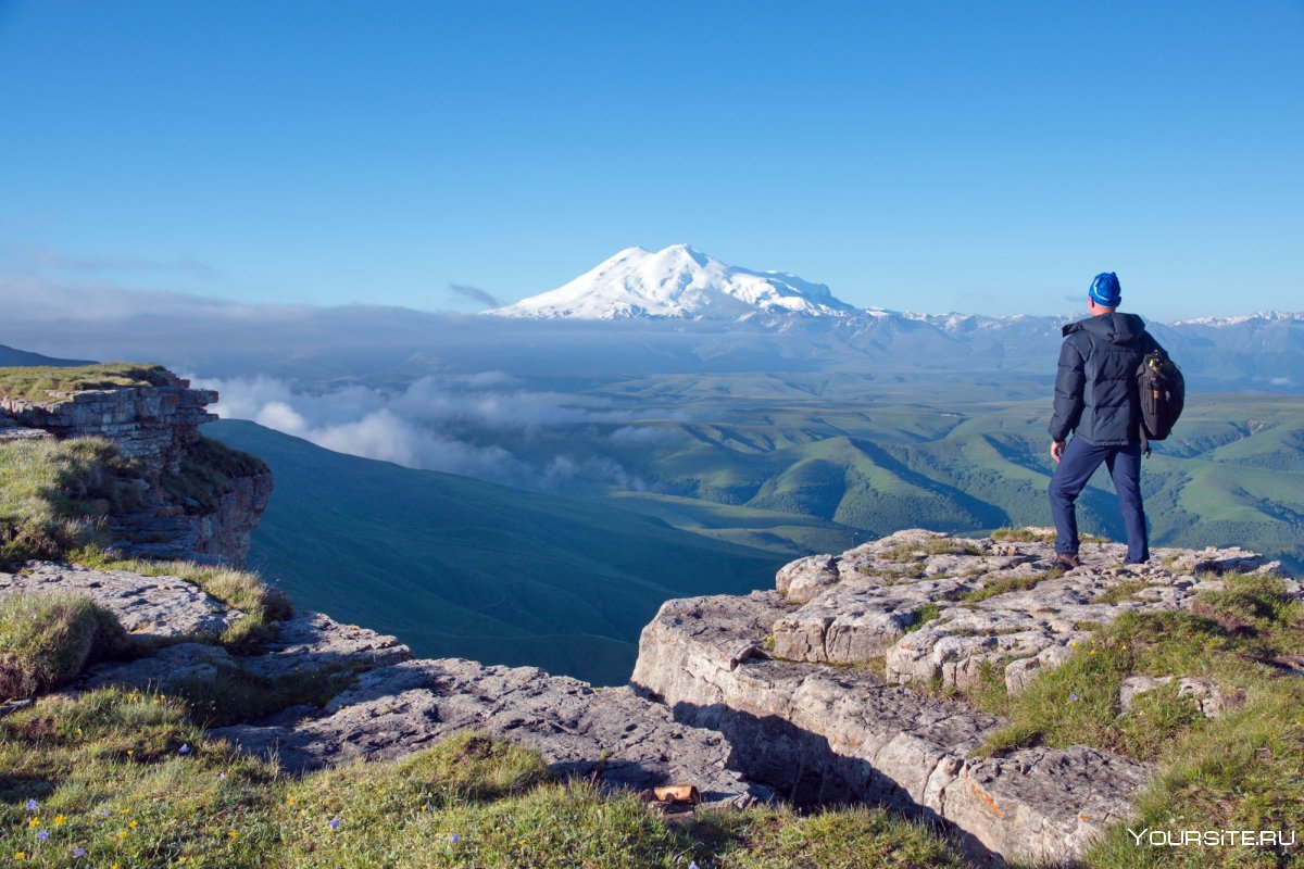Эльбрус с плато Бермамыт