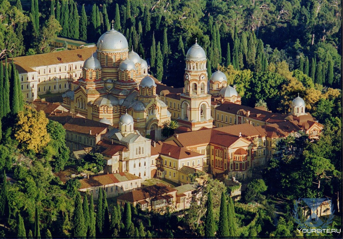 Абхазия достопримечательности Новоафонский монастырь
