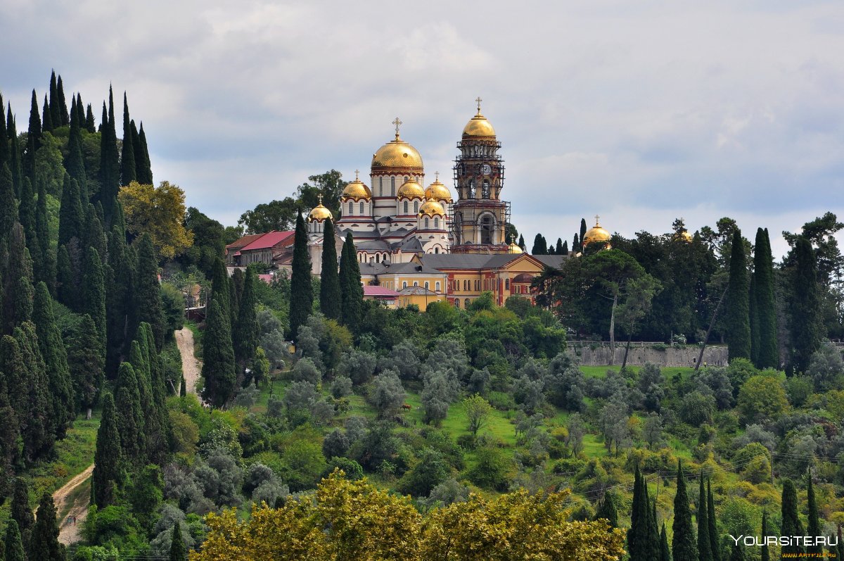 Новоафонский монастырь Абхазия HD