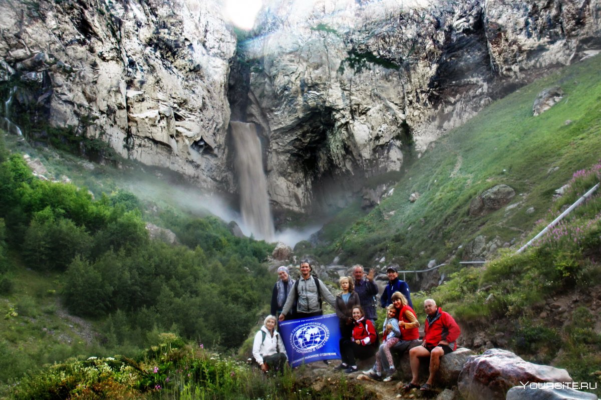 Водопад Каракая Су Кабардино-Балкария