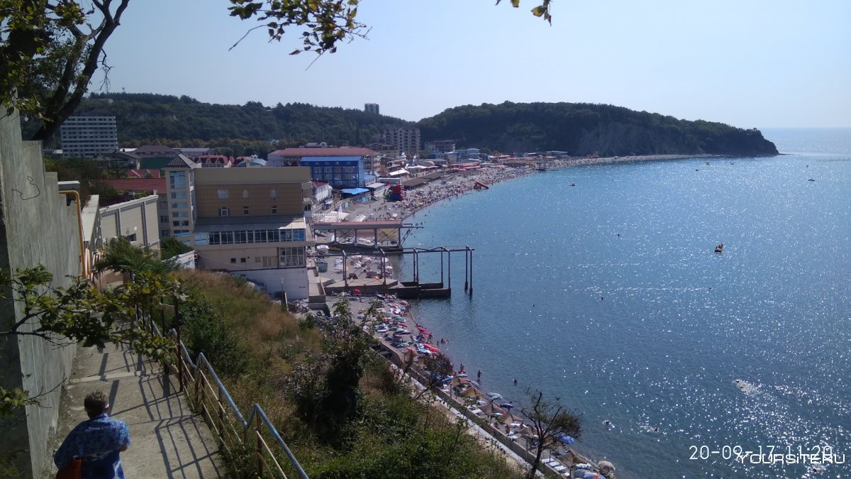 Пляж Ольгинка Туапсинский район
