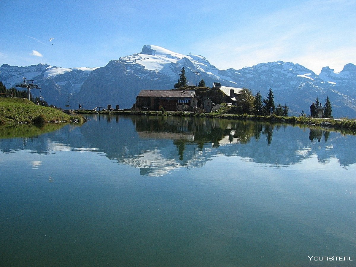 Озеро Шварц Швейцария