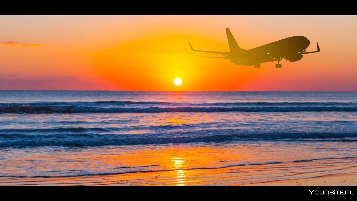 Адлер самолеты над пляжем