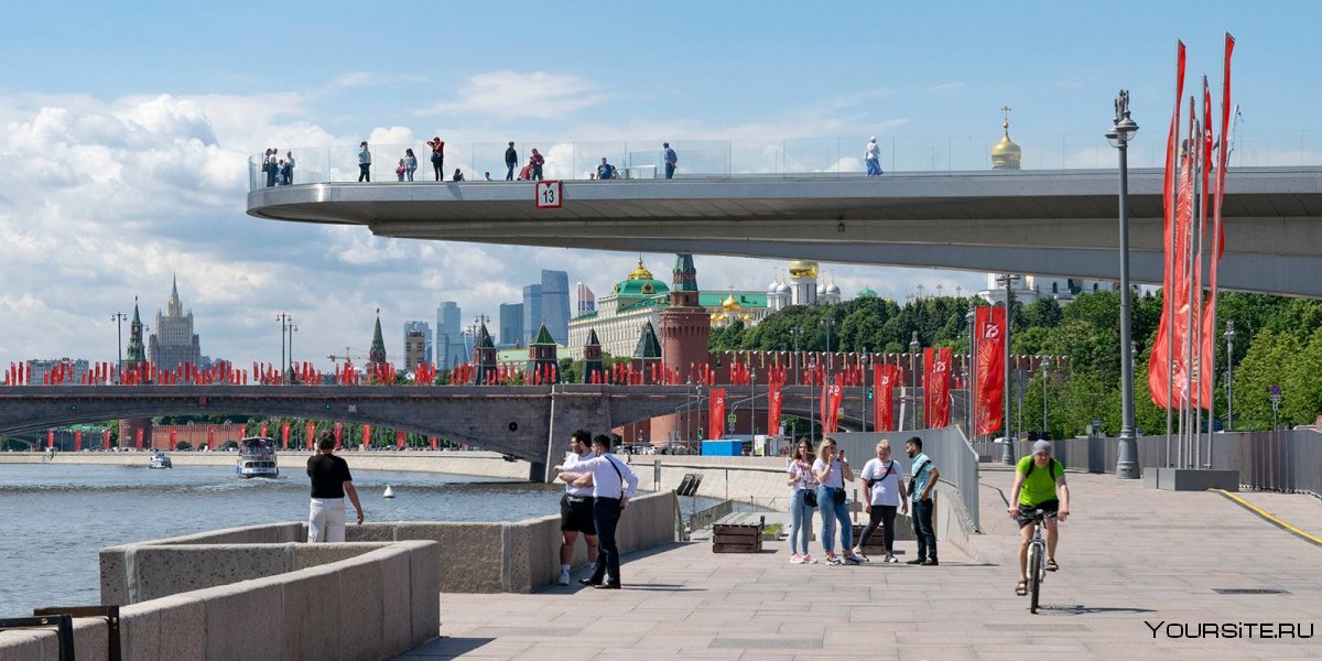 Новый парк в Москве Зарядье